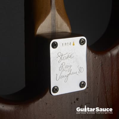Fender Masterbuilt Dennis Galuskza SRV Lenny Tribute Stevie Ray Vaughan Stratocaster Rare 2004 (Cod.1066) image 16