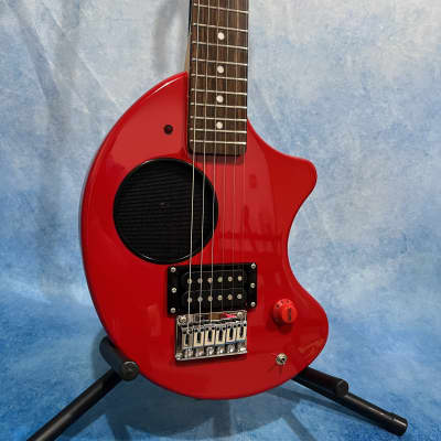 Fernandes ZO-3 mini travel guitar 2000s Red W/Gigbag image 2