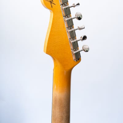 Fender Custom Shop Stratocaster '63 Super Heavy Relic 2024 - Super Faded Aged Surf Green over 3-Color Sunburst image 9