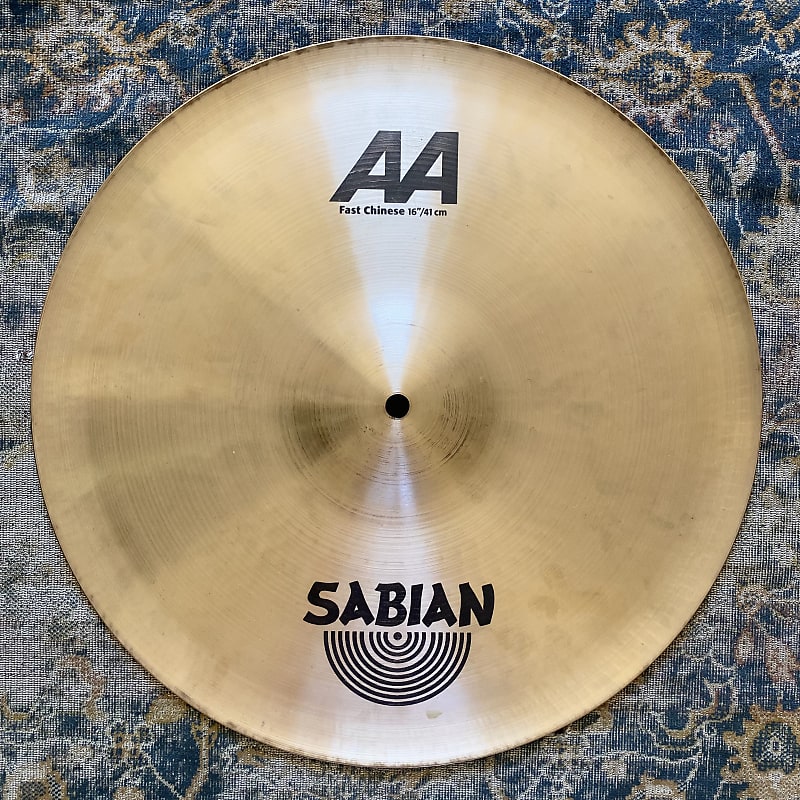 Discontinued Super Mellow Sabian AA Fast Chinese China 16” CLEAN 952 g
