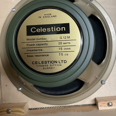 Celestion Heritage Greenback speaker pair g12m image 1