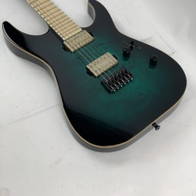 ESP E-II M-II NT HS Black Turquoise Burst Electric Guitar + Hard Case MII MIJ image 8