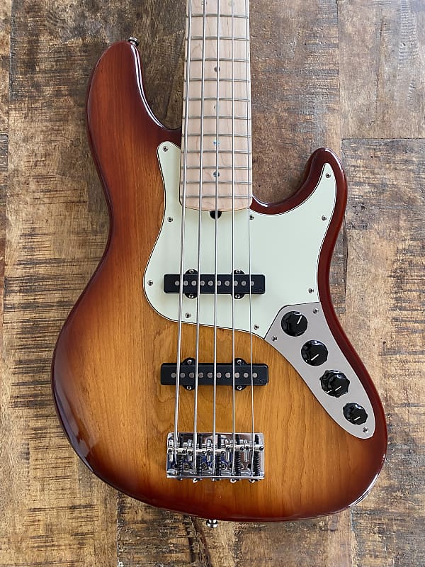 Fender American Deluxe Jazz Bass V Ash | Reverb