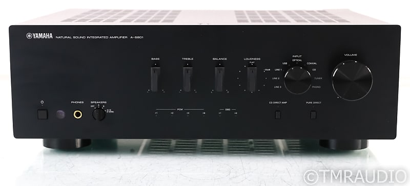 Yamaha A-S801 Stereo Integrated Amplifier; AS801; Remote; MM Phono