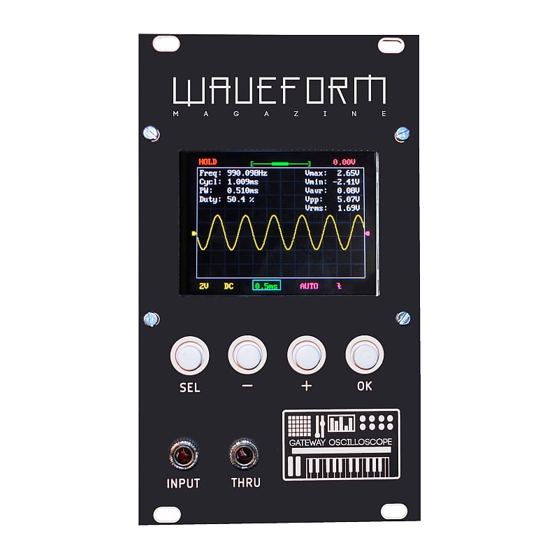 Waveform Magazine Gateway Oscilloscope Eurorack Modular DIY Reverb