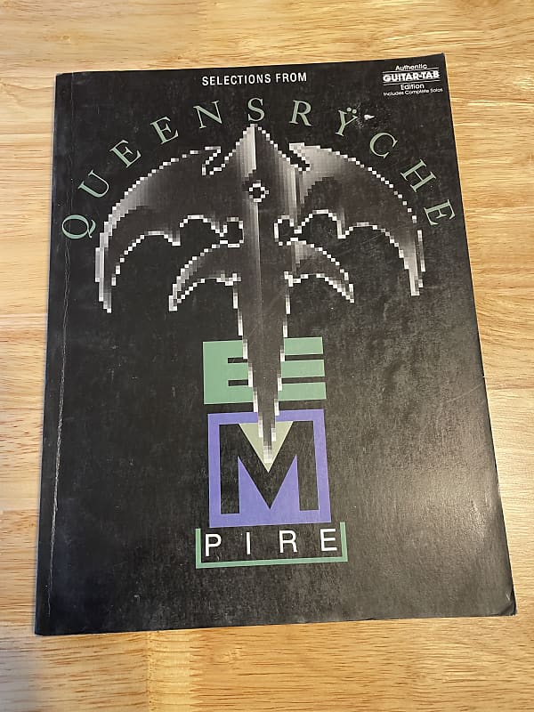 Queensryche Empire Guitar tab book