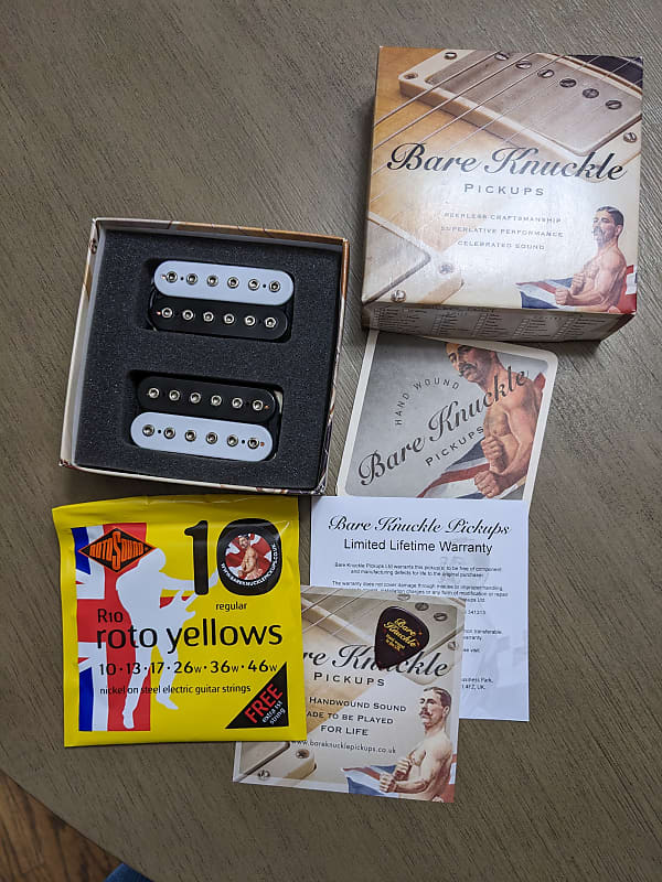 Bare Knuckle Warpig 6-String Guitar Pickup Set 50mm Spacing