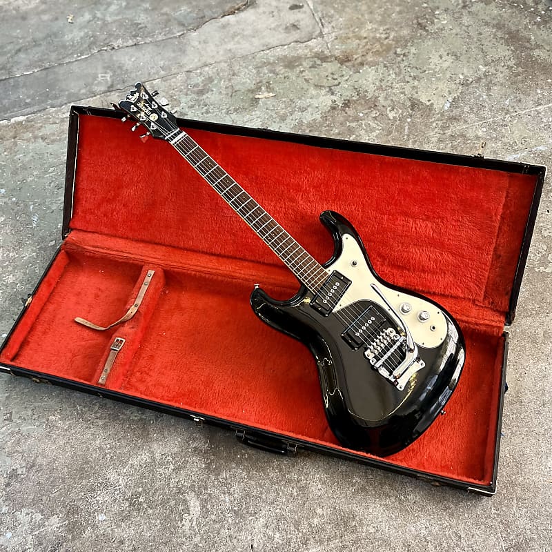 Mosrite Avenger - Black beauty original vintage MIJ Japan morales