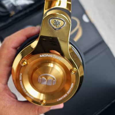 Monster 24K N-Pulse Professional DJ hot Style Headphones Rose Gold Limited Edition N