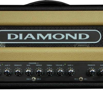 Diamond Spitfire II Head / Point to Point hand wired / 100W / Black/Creme. image 6
