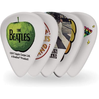 D'Addario Accessories Beatles Guitar Picks, Albums, 10 Pack, Heavy Gauge image 2