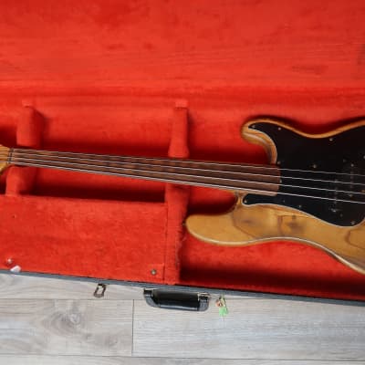 Fender  Precision  1976 Fretless Rosewood fingerboard USA Vintage bass w/ case image 2