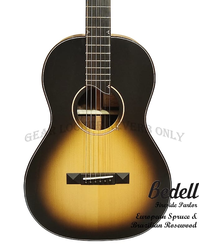 Bedell FS-P-EU/BR Fireside Parlor European Spruce & Brazilian Rosewood handcraft guitar image 1