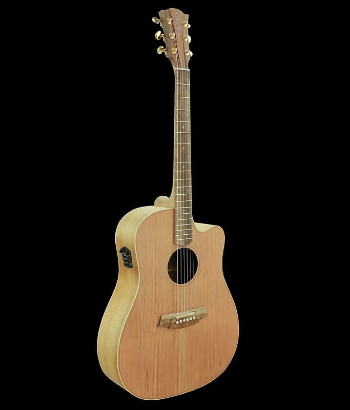 Cole Clark Fat Lady 2 Redwood Blackwood CCFLDEC-RDBL Acoustic Guitar image 1