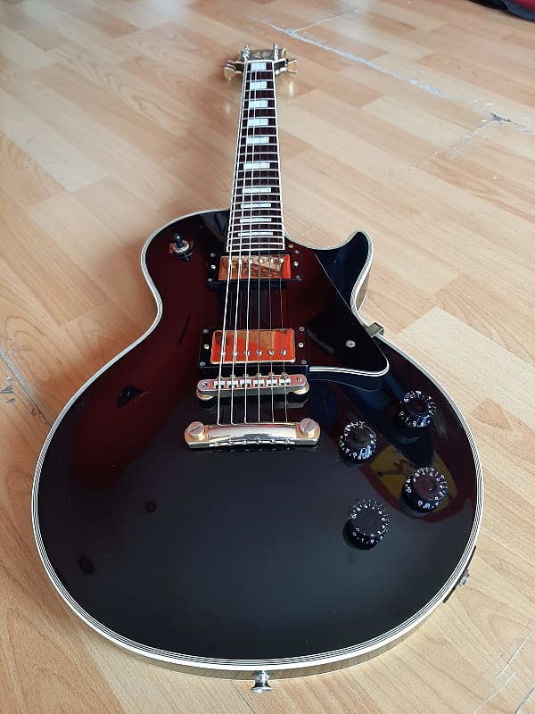 1989年製 Greco EGC68-60　ミントコレクション＋ギグバッグ Greco EGC68-60 Mint Collection LP Custom Style Ebony 1989