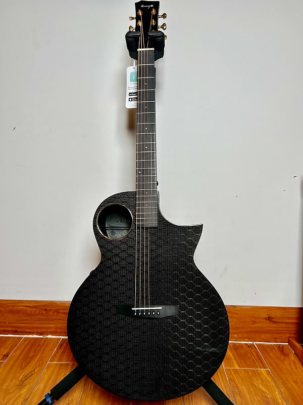 Enya Carbon Fiber Acoustic Electric Guitar X4 Pro 41' with Hard Case image 1