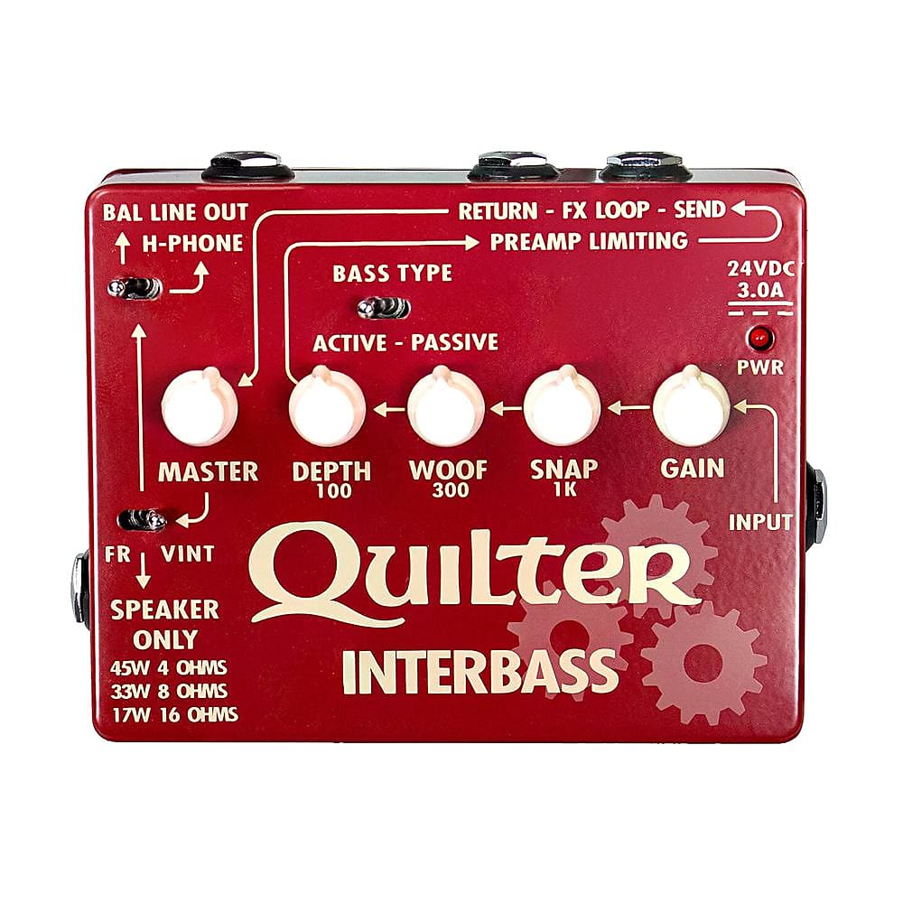 Quilter InterBass 45Watt Bass Amp Pedal Reverb