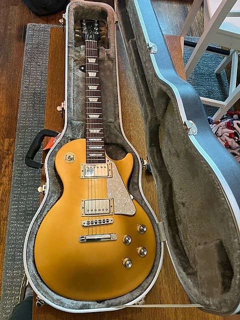 Gibson Les Paul Tribute T 2017 - Satin Gold Top image 1