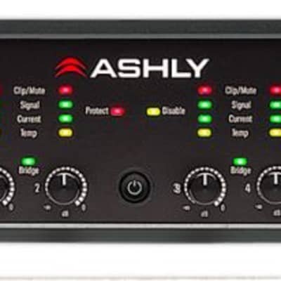 Ashly CA-504 Audio 4-channel Power Amplifier CA504 Amp image 1