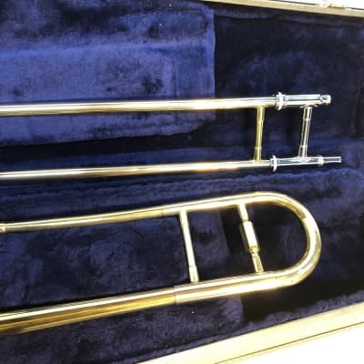 Vintage NOS Blessing (Elkhart) Artist Trombone with case - F698 image 5