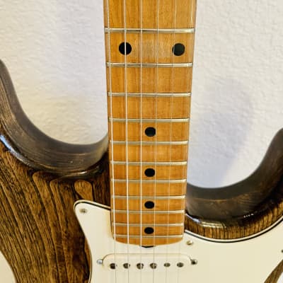Electra 2275N Avenger Stratocaster Style Guitar Matsumoku w/Tweed Case 1974 - Dark Walnut image 11