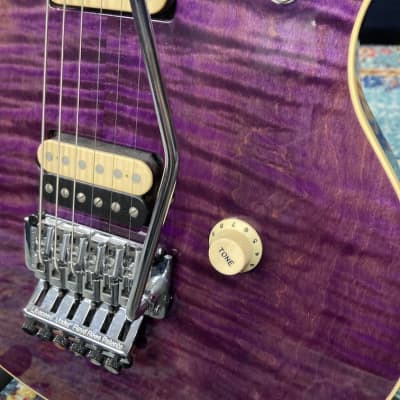 Music Man Brad Whitford’s Gift From Eddie Van Halen, Aerosmith, EVH (#127) 1991 Purple image 13