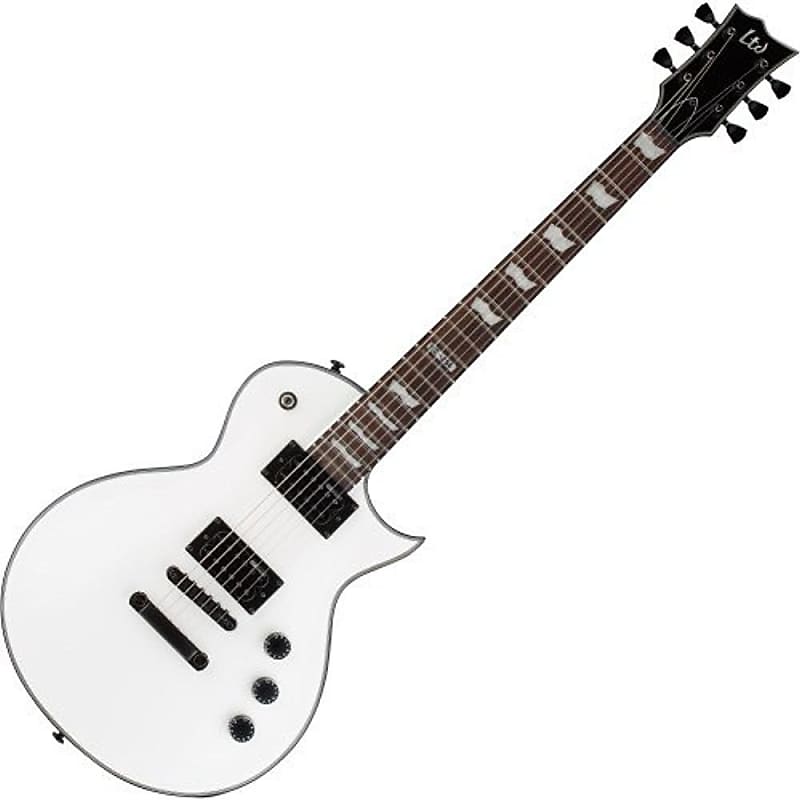 ESP LTD EC Series EC-256 Electric Guitar, Snow White image 1