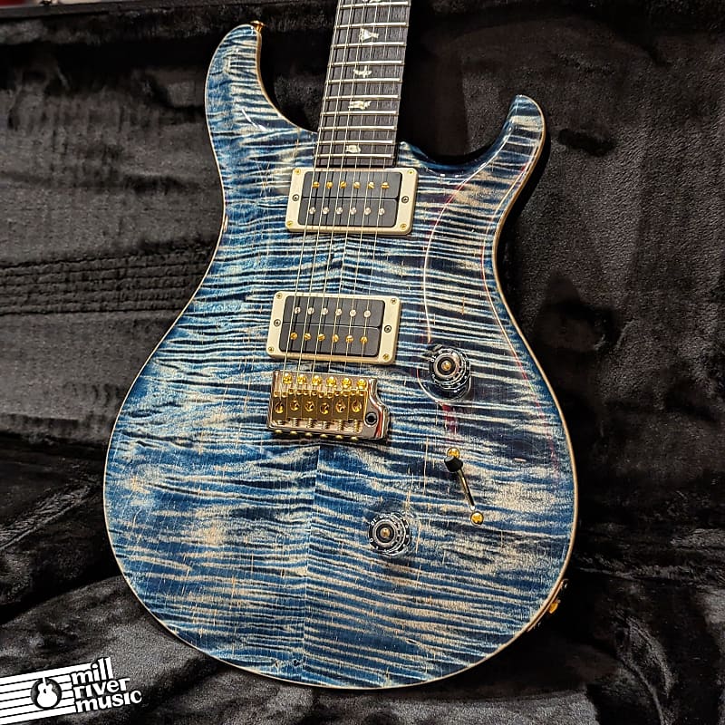 Paul Reed Smith PRS Core Custom 24 - 10 Top - Faded Whale Blue Electric Guitar w/HSC