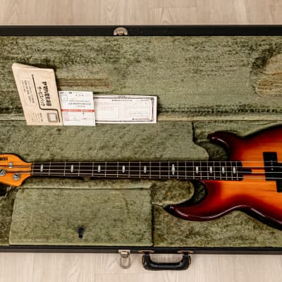 1984 Yamaha Broad Bass BB2000 Sunburst Vintage Neck Through PJ w