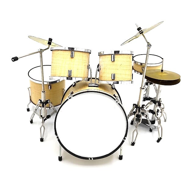 Miniature Drum Kit Light Wood Model Reverb