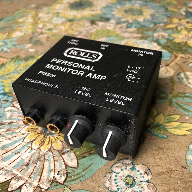 Rolls PM50s Personal Monitor Amplifier Reverb