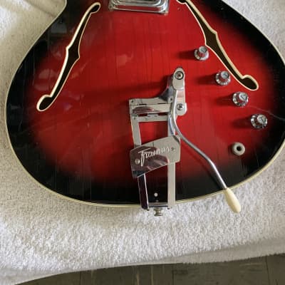 Framus Atlantic 5/113 Black Rose German Vintage Archtop Thinline Jazz guitar Body only No Neck 60’s image 4