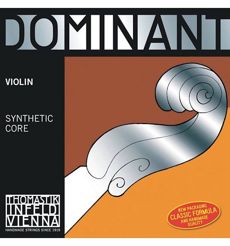 Thomastik-Infeld 132A Dominant Silver Wound Synthetic Core 4/4 Violin String - D (Heavy) image 1