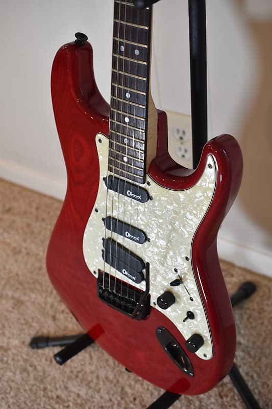 Charvel ST Custom Stratocaster Style - MIJ 1990s Candy Apple Red - w/ OHSC image 1