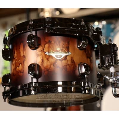 Tama Starclassic Maple 4pc Drum Set Molten Satin Brown Burst w/Black Nickel Hw image 3