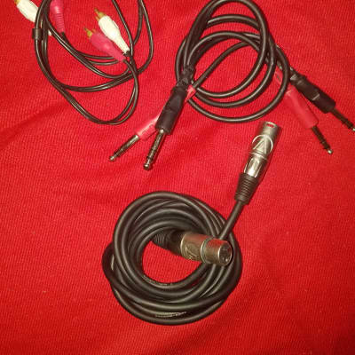 Cable Lot /Experimental DIY Mic Kit! cassette xlr  usb rca sony shure midi adaptor hosa shaker volca image 4