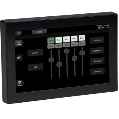 ETC ETS DMX Wall Mount Touch Screen Controller - Black | Reverb