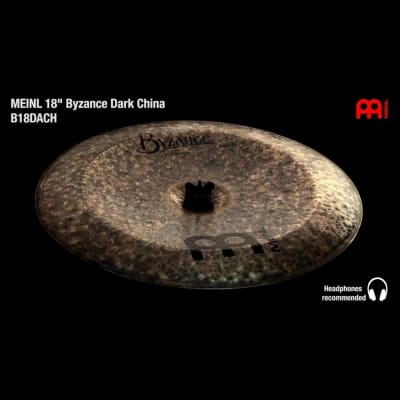 Meinl Byzance Dark China Cymbal 18 image 2