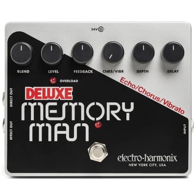 Electro-Harmonix Deluxe Memory Man Delay Chorus Vibrato Pedal for sale