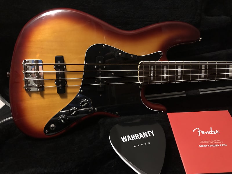 Fender Japan International Color reissue Jazz Bass Sienna Sunburst | Reverb