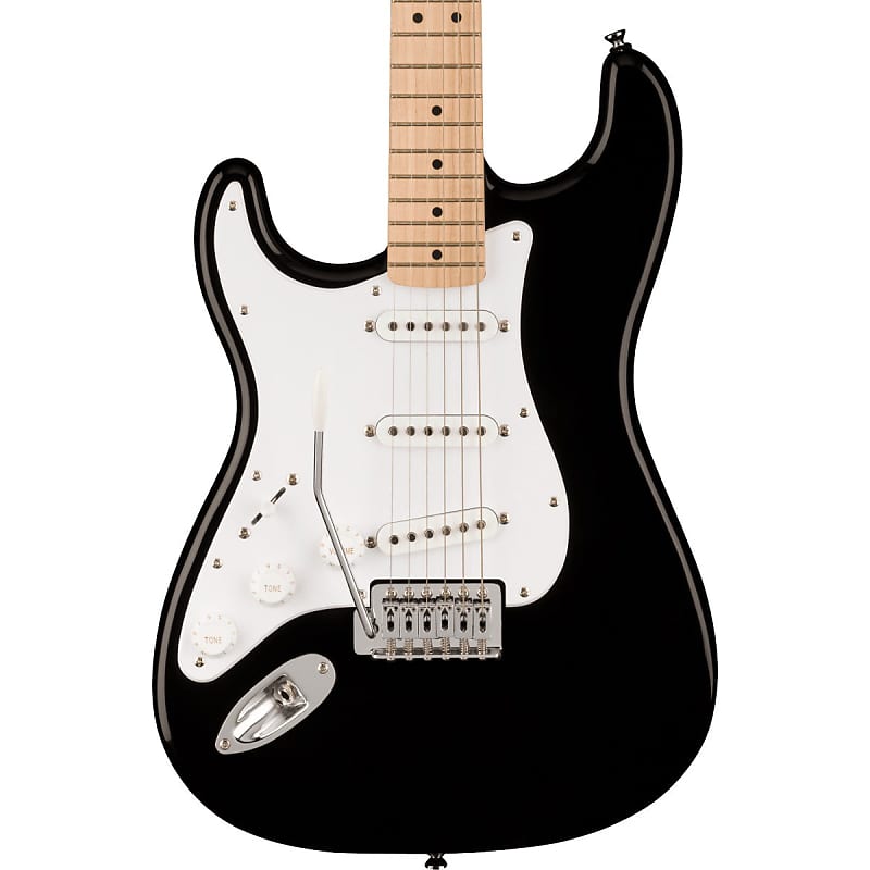 Squier Sonic Stratocaster Left-Handed Electric Guitar - Black image 1