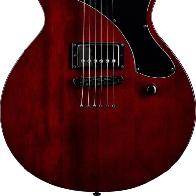 1999 esp LTD H-300 See-thru Black Cherry Flame Top | Reverb