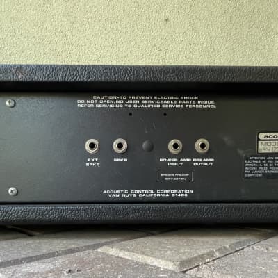 Acoustic Control Corp Model 120 Guitar/Bass Head - 1970's-80s Made In USA image 2