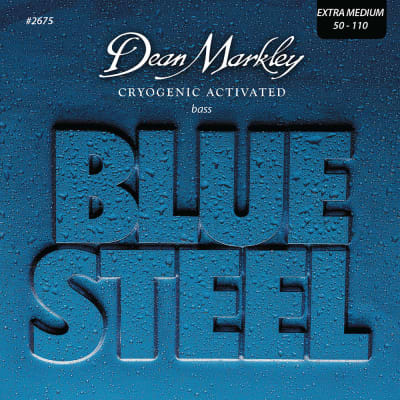 Dean Markley Blue Steel Bass Guitar Strings Extra Medium 4 String 50-110 for sale