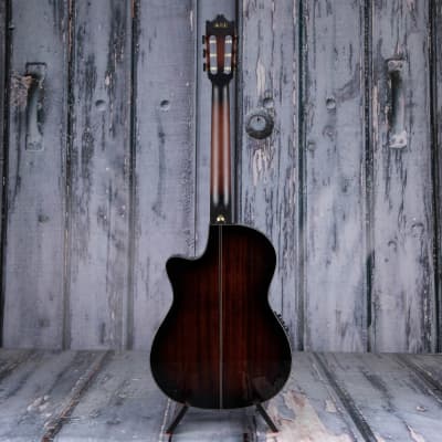 Ibanez GA35TCE Thinline Classical Acoustic/Electric, Dark Violin Sunburst image 5