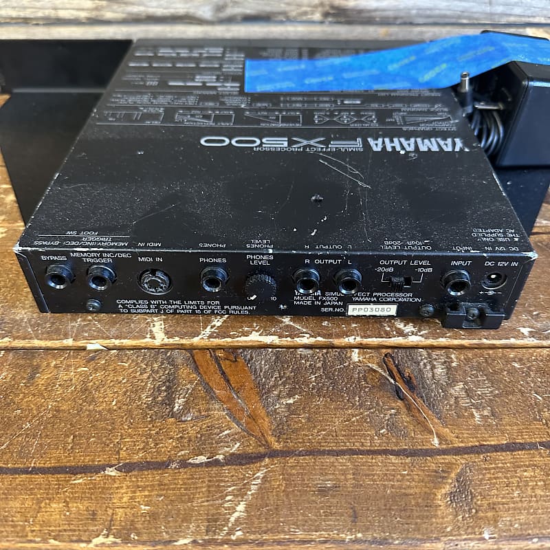 16750) Yamaha FX500 Simul-Effect Processor w/ Rack Ears | Reverb