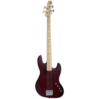 Michael Kelly Element 4 Bass Guitar, Trans Red image 1