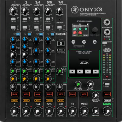 Mackie Onyx8 8-channel Analog Mixer with Multi-Track USB image 8