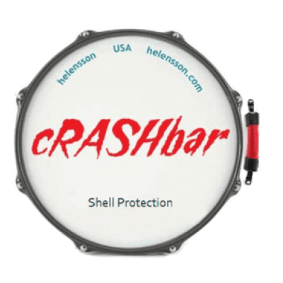 Helensson cRASHbar-  Protect your Drum shells - bumper protector for Snare Tom rash image 5