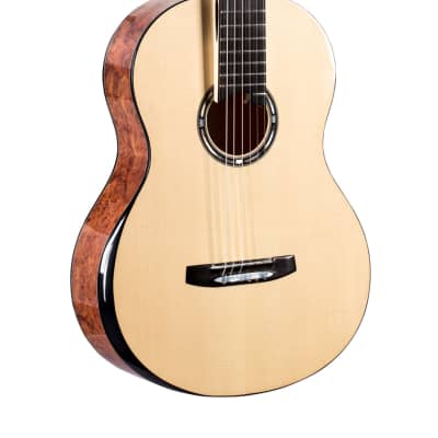 Turkowiak Black Diamond Concert Classical Guitar luthier 2020 Amboyna Burl Custom Made Moon Spruce image 4